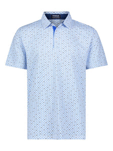 Tuna Performance Polo Light Blue Navy