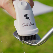 Golf Pocket Mag Towel - White & Ice White Golf Club Water Brush Pro Bundle