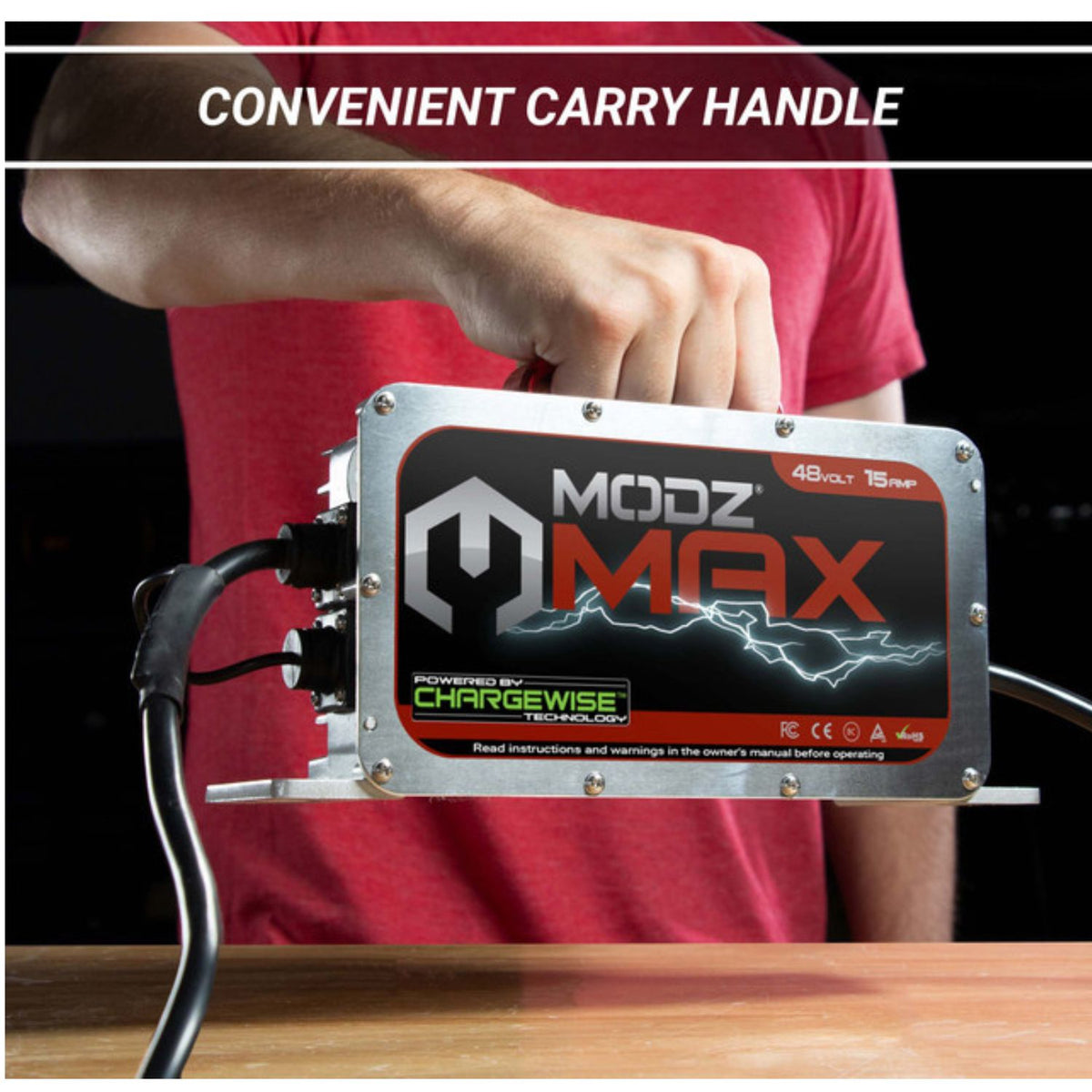 Max48 Module MODZ MAX48 15 Amp Club Car Battery Charger for 48 Volt Golf Carts – Top ...