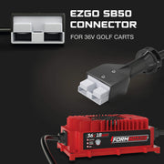 EZGO 36V Golf Cart Charger - Marathon - SB50 Anderson Plug - 36V 18A Lithium, LiFePO4, Lead Acid, AGM