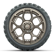 MadJax® Flow Form Evolution Matte Bronze 15in Wheels with GTW® 23x10-R15 Nomad Off Road Tires - Full Set