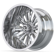 Viper Ultra-Wide 15 inch GTW golf cart wheel - Chrome