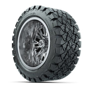 GTW Viper Chrome 14 in Wheels with 22X10-14 Timberwolf All-Terrain Tires – Full Set
