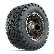 GTW® Stellar Matte Bronze 12 in Wheels with 22X10-12 Timberwolf All-Terrain Tires – Full Set