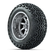 GTW Reaper Chrome 14 in Wheels with 23X10-14 Predator All-Terrain Tires – Full Set