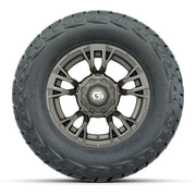 GTW Vandal Satin Bronze/Machined 12 in Wheels with 23x10.00-R12 Maverick All-Terrain Tires – Full Set