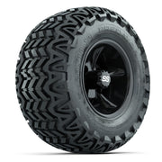 GTW Godfather Black 10 in Wheels with 20x10-10 Predator All-Terrain Tires – Full Set
