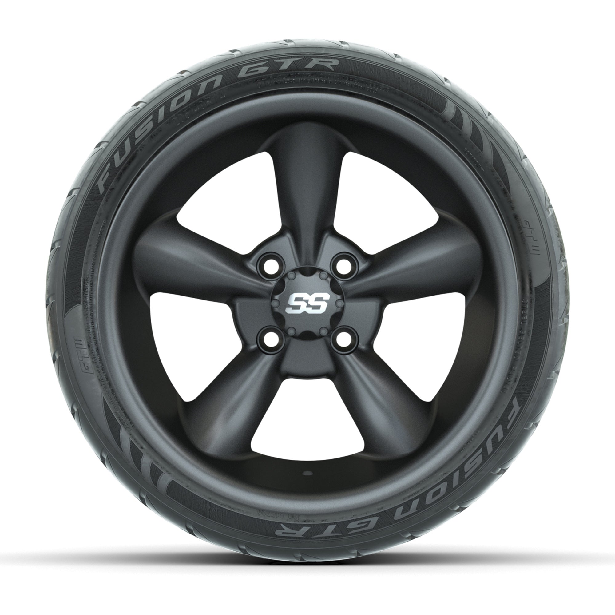 Set of (4) 14 in GTW Godfather Wheels with 205/40-R14 Fusion - 3/4 view
