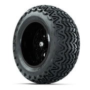 GTW Viper Gloss Black 14 in Wheels with 23X10-14 Predator All-Terrain Tires – Full Set