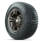 GTW® Vandal Bronze/Machined 12 in Wheels with 255/50-12 Excel Classic Street Tires – Full Set
