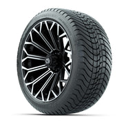 GTW Phantom Black/Machined 16 in Wheels with 225/40-R16 Mamba Street Tires – Full Set