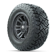 GTW Shogun Gloss Gunmetal 12 in Wheels with 23x10.00-R12 Maverick All-Terrain Tires – Full Set
