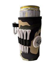 Beverage Caddie 3-in-1 Golf Insulator, Removeable Ball Marker, Bag Clip & Tees Combo