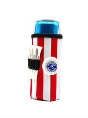 Beverage Caddie 3-in-1 Golf Insulator, Removeable Ball Marker, Bag Clip & Tees Combo