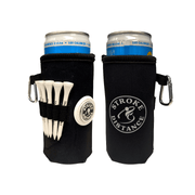 Beverage Caddie 3-in-1 Golf Insulator, Removeable Ball Marker, Bag Clip & Tees Combo