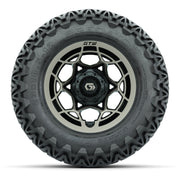 GTW® Nexus Black/Bronze 12 in Wheels with 23X10.5-12 Predator All-Terrain Tires – Full Set