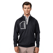 Black Men's Q-Zip