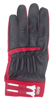 THE BYRD GOLF GLOVE - Black/Red