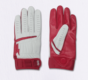 THE BYRD GOLF GLOVE - White/Red