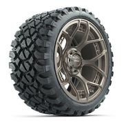 MadJax® Flow Form Evolution Matte Bronze 15in Wheels with GTW® 23x10-R15 Nomad Off Road Tires - Full Set