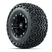 Specter Matte Black Wheels and A-T Tires - 10 Inch