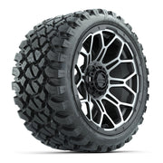 Set of (4) 15″ GTW Bravo Matte Gray Wheels with 23x10-R15 Nomad All-Terrain Tires