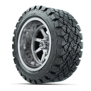 GTW Reaper Chrome 14 in Wheels with 22X10-14 Timberwolf All-Terrain Tires – Full Set