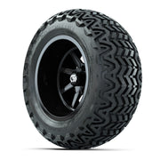 GTW Reaper Gloss Black 14 in Wheels with 23X10-14 Predator All-Terrain Tires – Full Set
