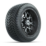 Set of (4) 12 in GTW Vortex Wheels with 215/35-12 GTW Mamba Street Tires