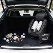 Premium Golf Shoe Bag – Vented Leather Shoe Storage