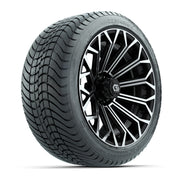 GTW Phantom Black/Machined 16 in Wheels with 225/40-R16 Mamba Street Tires – Full Set