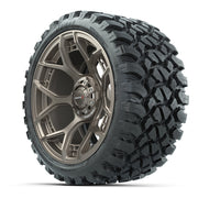 MadJax® Flow Form Evolution Matte Bronze 15in Wheels with GTW® 23x10-R15 Nomad Off Road Tires - Full Set