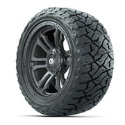 GTW Shogun Gloss Gunmetal 15 in Wheels with 23x10.00-R15 Maverick All-Terrain Tires – Full Set