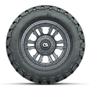 GTW® Shogun Gunmetal 12 in Wheels with 22x10-12 Timberwolf All-Terrain Tires – Full Set