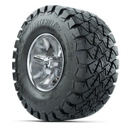 GTW Godfather Chrome 10 in Wheels with 22x10-10 Timberwolf All-Terrain Tires – Full Set