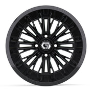 Viper Ultra-Wide 14 inch GTW golf cart wheel - Glossy Black