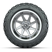 GTW Reaper Chrome 14 in Wheels with 22X10-14 Timberwolf All-Terrain Tires – Full Set