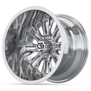 Viper Ultra-Wide 14 inch GTW golf cart wheel - Chrome