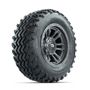 GTW® Shogun Gunmetal 12 in Wheels with 23X10.00-12 Rogue All-Terrain Tires – Full Set