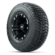 GTW Specter Matte Black 10 in Wheels with 205/65-10 Kenda Load Star Street Tires – Full Set