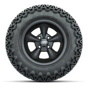 GTW® Godfather Matte Gray 12 in Wheels with 23X10.5-12 Predator All-Terrain Tires – Full Set