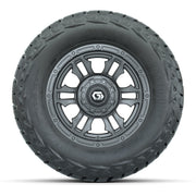 GTW Shogun Gloss Gunmetal 12 in Wheels with 23x10.00-R12 Maverick All-Terrain Tires – Full Set