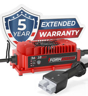 EZGO 36V Golf Cart Charger - Marathon - SB50 Anderson Plug - 36V 18A Lithium, LiFePO4, Lead Acid, AGM