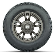 GTW® Vandal Bronze/Machined 12 in Wheels with 255/50-12 Excel Classic Street Tires – Full Set