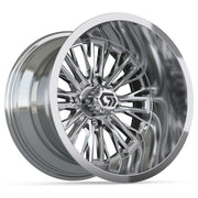 Viper Ultra-Wide 14 inch GTW golf cart wheel - Chrome