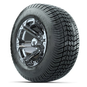 GTW® Specter Chrome 12 in Wheels with 255/50-12 Excel Classic Street Tires – Full Set