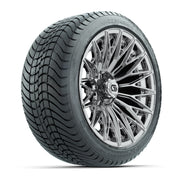 GTW Blur Chrome 16 in Wheels with 225/40-R16 Mamba Street Tires – Full Set
