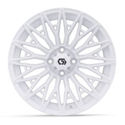 Blur 16 inch GTW golf cart wheel - Gloss White
