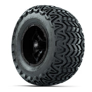 GTW Storm Trooper Black Wheels with 20in Predator A-T Tires - 10 Inch