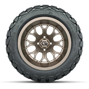 GTW Assault Matte Bronze 14 in Wheels with 22X10-14 Timberwolf All-Terrain Tires – Full Set